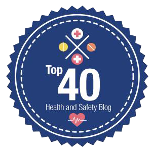 Active Workwear Top Health and safety blogs badge